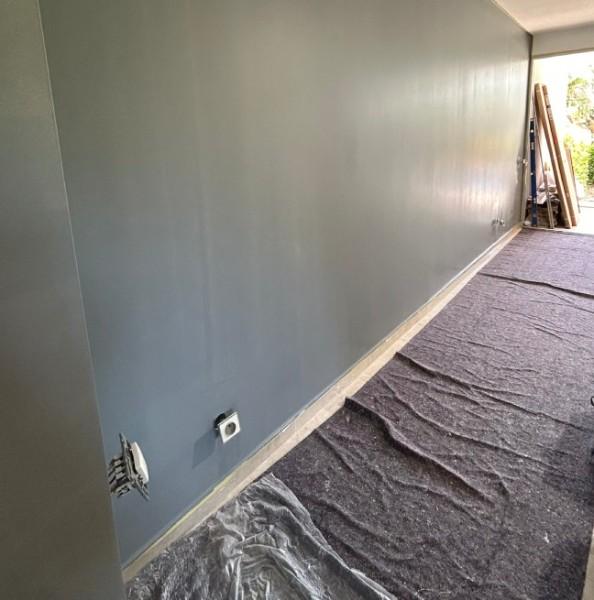 Pose de peinture